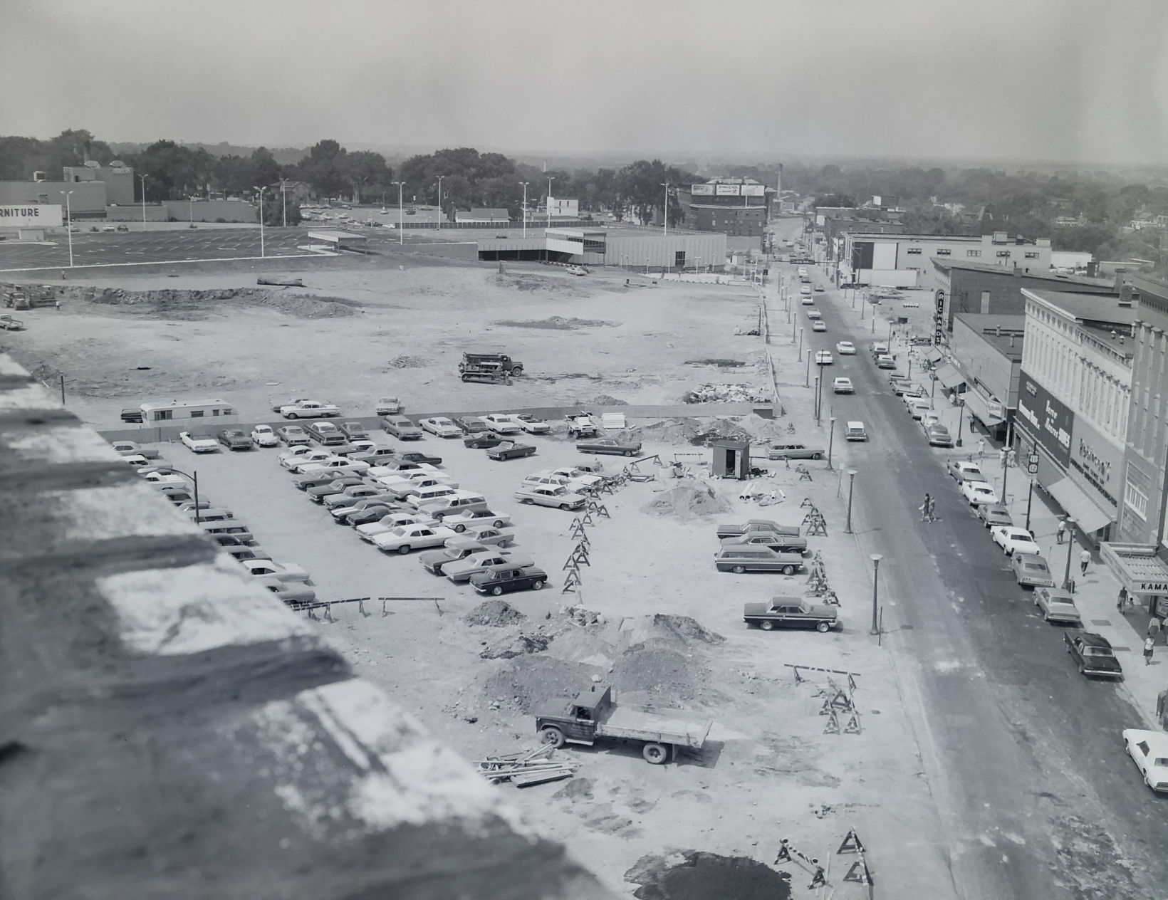 Construction at Factory Street corner